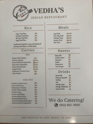 Menu photo 3 Vedha's Kalyana Virunthu Frisco, TX Menu photo 3 Vedha's Kalyana Virunthu Frisco, TX