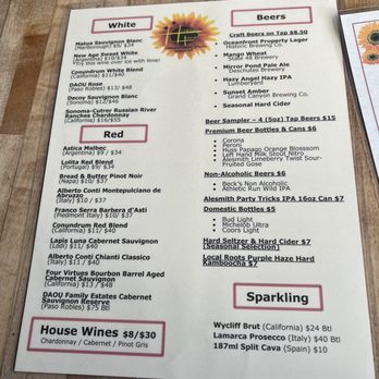 Hideaway House - Menu 12/2023 - Pizza Near Me - Sedona, Arizona