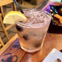 Burke Publick House - BlackBerry Bourbon smash