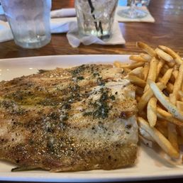 Trout and fries also came with Cole Slaw Trout and fries also came with Cole Slaw