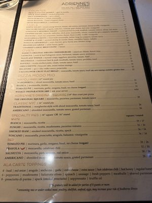Menu photo 2 Adrienne’s Pizzabar West Palm Beach, FL
