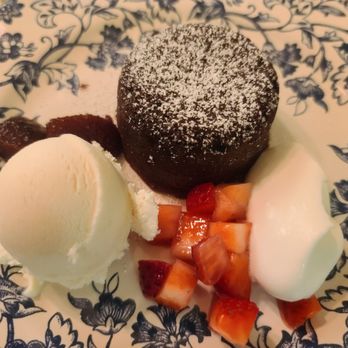 The Guarden - Molten Chocolate Cake with Macadamia Nut Ice Cream - Personal Chefs Near Me