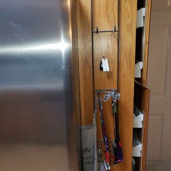Myers' Home Services - Had to cut counter top tile and above cabinet to fit a larger refrigerator in. - Mobile Home Repair Near Me - Petaluma, California Myers' Home Services - Had to cut counter top tile and above cabinet to fit a larger refrigerator in. - Mobile Home Repair Near Me - Petaluma, California