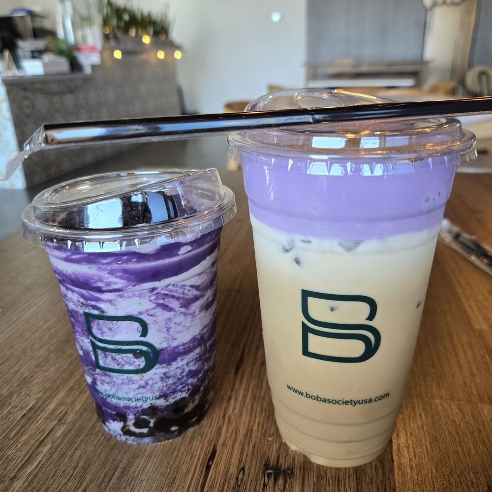 Boba Society - Purple oreo and Thrilla in Manila - Bubble Tea Near Me - Henderson, Nevada Boba Society - Purple oreo and Thrilla in Manila - Bubble Tea Near Me - Henderson, Nevada