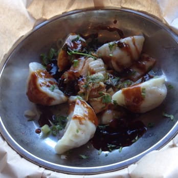 The Fish Counter - Fish dumplings with kimchi type slaw - Fish & Chips Near Me - Vancouver, British Columbia