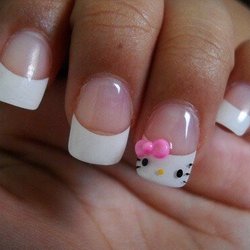 USA Nails - Kitty cat design