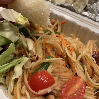 Sabai Sabai Thai Kitchen - Papaya salad and sticky rice - Thai Near Me - Oceanside, California