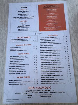 Menu photo 2 Buona Forchetta Newport Beach, CA
