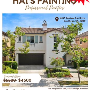 Hai's Painting - Finished Exterior Job: 4857 Carriage Run Drive, San Diego, CA - Painters Near Me Hai's Painting - Finished Exterior Job: 4857 Carriage Run Drive, San Diego, CA - Painters Near Me