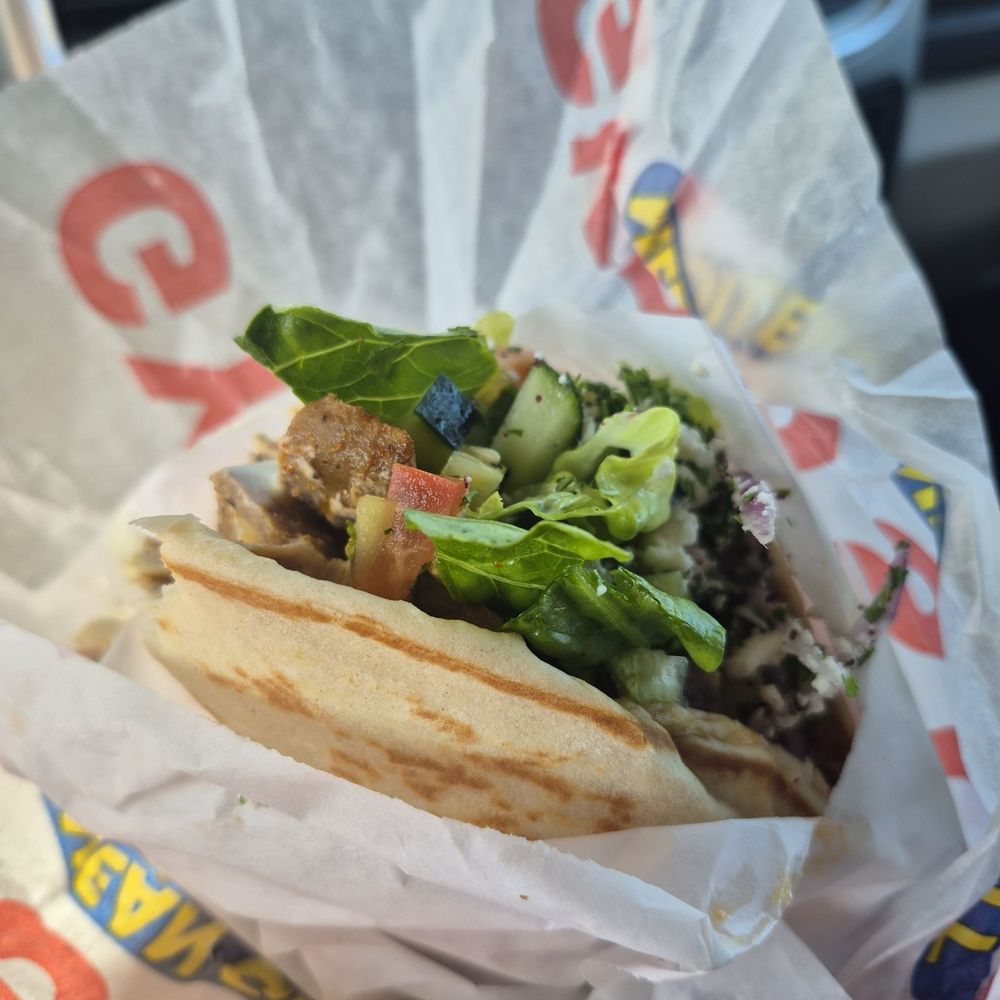 Beef and lamb pita. Beef and lamb pita.