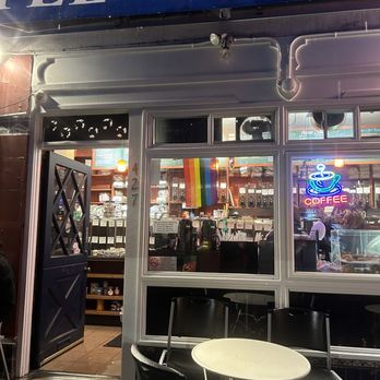Castro Coffee Company - Inviting on a rainy night in the Castro - Coffee & Tea Near Me - San Francisco, California