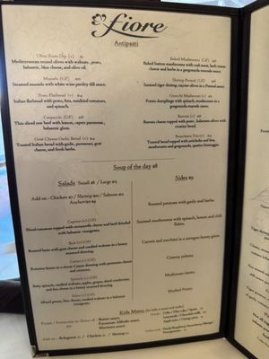 Menu photo 1 Fiore Restaurant Concord, CA