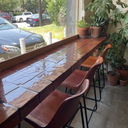 Really cute interior and places to sit!