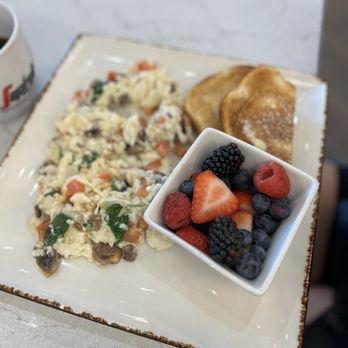 The Brunch District - Iron man scrambler - Breakfast & Brunch Near Me - Addison, Texas The Brunch District - Iron man scrambler - Breakfast & Brunch Near Me - Addison, Texas
