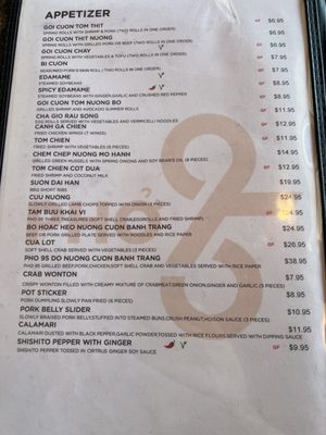 Menu photo 2 Pho 95 Denver, CO