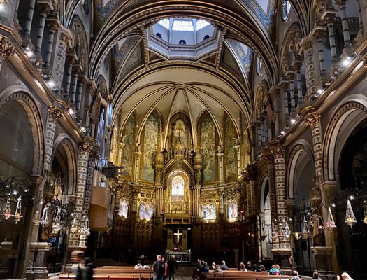 Santa Maria de Montserrat Abbey by null