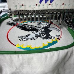J C Embroidery - Work in progress