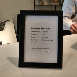 Samuel Bak Museum: The Learning Center - Scheduled tour times, 2023