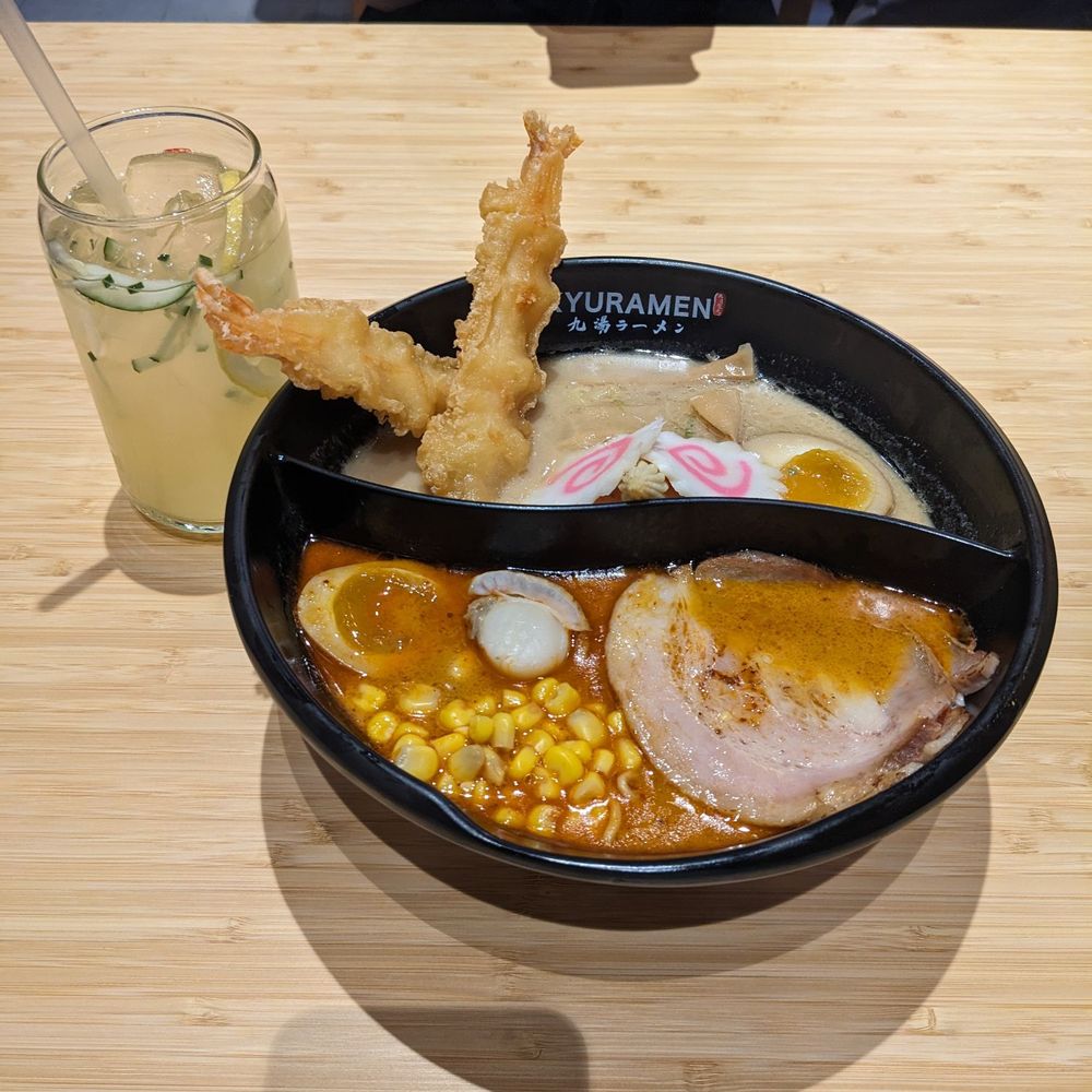 Kyuramen - Brookline - Yin yang ramen & amazing lemonade - Ramen Near Me - Brookline, Massachusetts