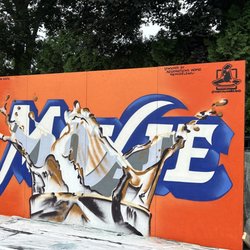 Moxie Festival - Someone painted this today @ the Moxiefest.