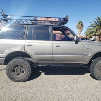 White Knuckle Off Road Products - 97 FZJ 80 with White Knuckle Sliders - Auto Parts & Supplies Near Me - Apple Valley, California White Knuckle Off Road Products - 97 FZJ 80 with White Knuckle Sliders - Auto Parts & Supplies Near Me - Apple Valley, California