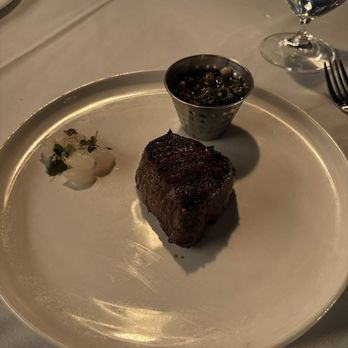 Elliott's Steakhouse - 6oz filet with chimichurri - Steakhouses Near Me - Chandler, Arizona