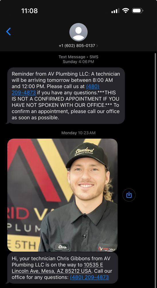 Slide of Arid Valley Plumbing
