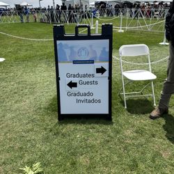 University of California Santa Cruz - Porter College - Commencement sign