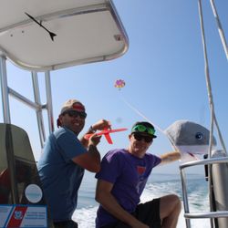 Hampton Beach Parasail & Paddle Board - Even the riders get into it