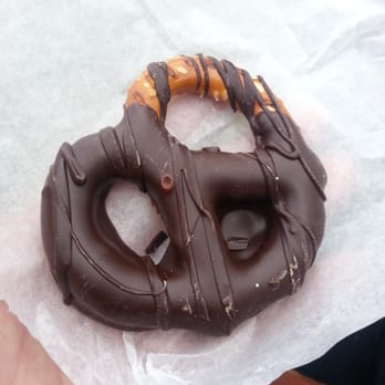 Rocky Mountain Chocolate Factory - Dark chocolate covered pretzel. - Chocolatiers & Shops Near Me - Estes Park, Colorado