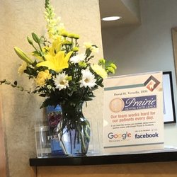 Prairie Dental Excellence - Fresh flowers at front office.
