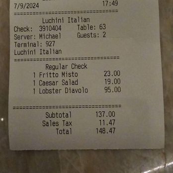 Luchini Italian Restaurant - Italian Near Me - Las Vegas, Nevada