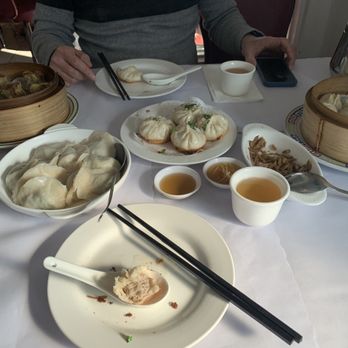 Little Shanghai Restaurant - Shrimp , Egg , & Chive Dumpling, Sweet Rice Siu Mai, Braised Bamboo Shoots - Shanghainese Near Me - San Mateo, California