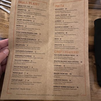 Chrysalis - Main menu - Italian Near Me - Franklin, Tennessee