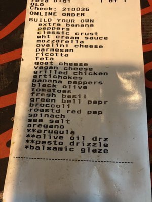 Menu photo 6 Blaze Pizza Temecula, CA