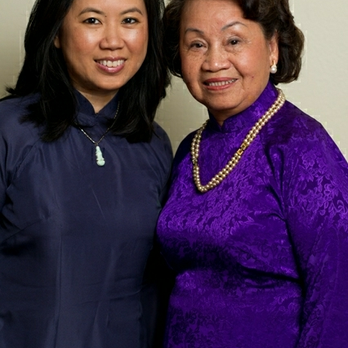 Tran Law Group - Me and my Mommy in Ao Dais. - Immigration Law Near Me - Westminster, California