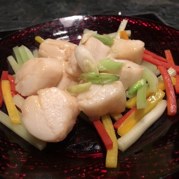 Red Plate - Pan fried scallop - Chinese Near Me - Las Vegas, Nevada Red Plate - Pan fried scallop - Chinese Near Me - Las Vegas, Nevada
