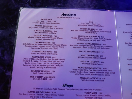 Menu photo 7 Kenilworth Tavern Lakewood, OH