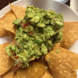 Guacamole and chips Guacamole and chips
