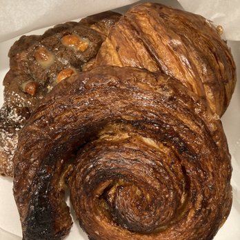 Breadshop - Assorted croissants- cookie butter and macadamia nut twice baked croissant, Taegu, spinach and manchego croissant, and pecan praline snail - Bakeries Near Me - Honolulu, Hawaii Breadshop - Assorted croissants- cookie butter and macadamia nut twice baked croissant, Taegu, spinach and manchego croissant, and pecan praline snail - Bakeries Near Me - Honolulu, Hawaii