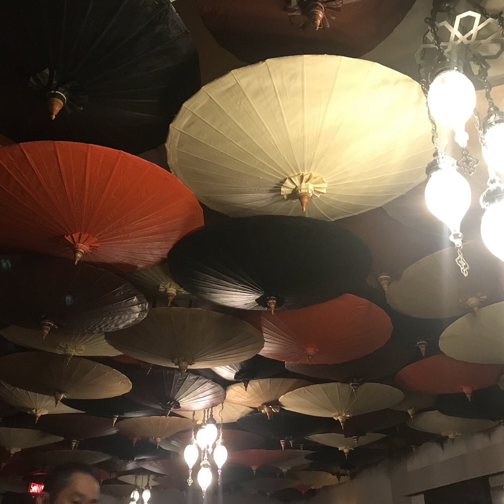 Restaurant Thaïlande - Interior ceiling - Thai Near Me - Montreal, Quebec
