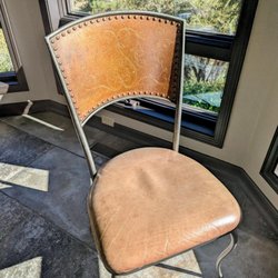 Audie's Quality Upholstery - Worn, butt molded and stained