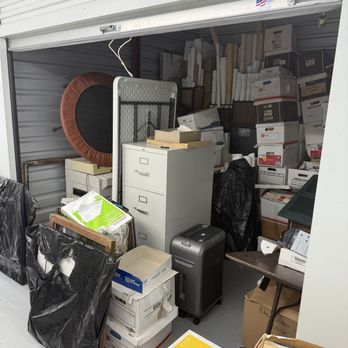 Houston Hauls - Full storage unit before - Junk Removal & Hauling Near Me