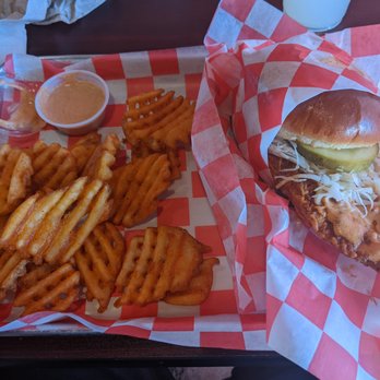 Hangry Joe's Hot Chicken - Chicken sando combo, hot. - Chicken Shop Near Me - Wheaton, Maryland Hangry Joe's Hot Chicken - Chicken sando combo, hot. - Chicken Shop Near Me - Wheaton, Maryland