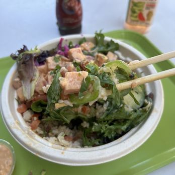 Saucy Asian - Spicy Poke Bowl with Salmon / Tuna - Korean Near Me - San Francisco, California Saucy Asian - Spicy Poke Bowl with Salmon / Tuna - Korean Near Me - San Francisco, California