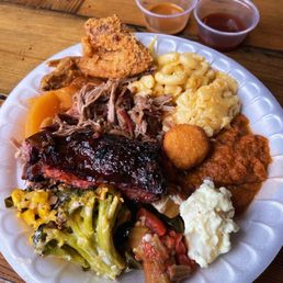 Buffet first plate!