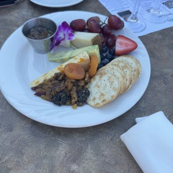 Thornton Winery - Cheese and crackers plate - Wineries Near Me - Temecula, California