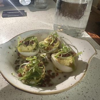 Daily Gather - Probably the worst deviled eggs I've ever had. - Breakfast & Brunch Near Me - Houston, Texas