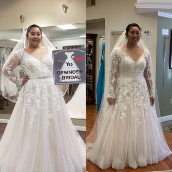 Gesinee's Bridal - Minus the 40lbs my dress consultant basically said I couldn't do - Bridal Near Me - Concord, California