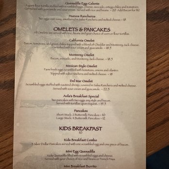 Avila's El Ranchito - Breakfast Menu 11/24 - Mexican Near Me - Orange, California Avila's El Ranchito - Breakfast Menu 11/24 - Mexican Near Me - Orange, California